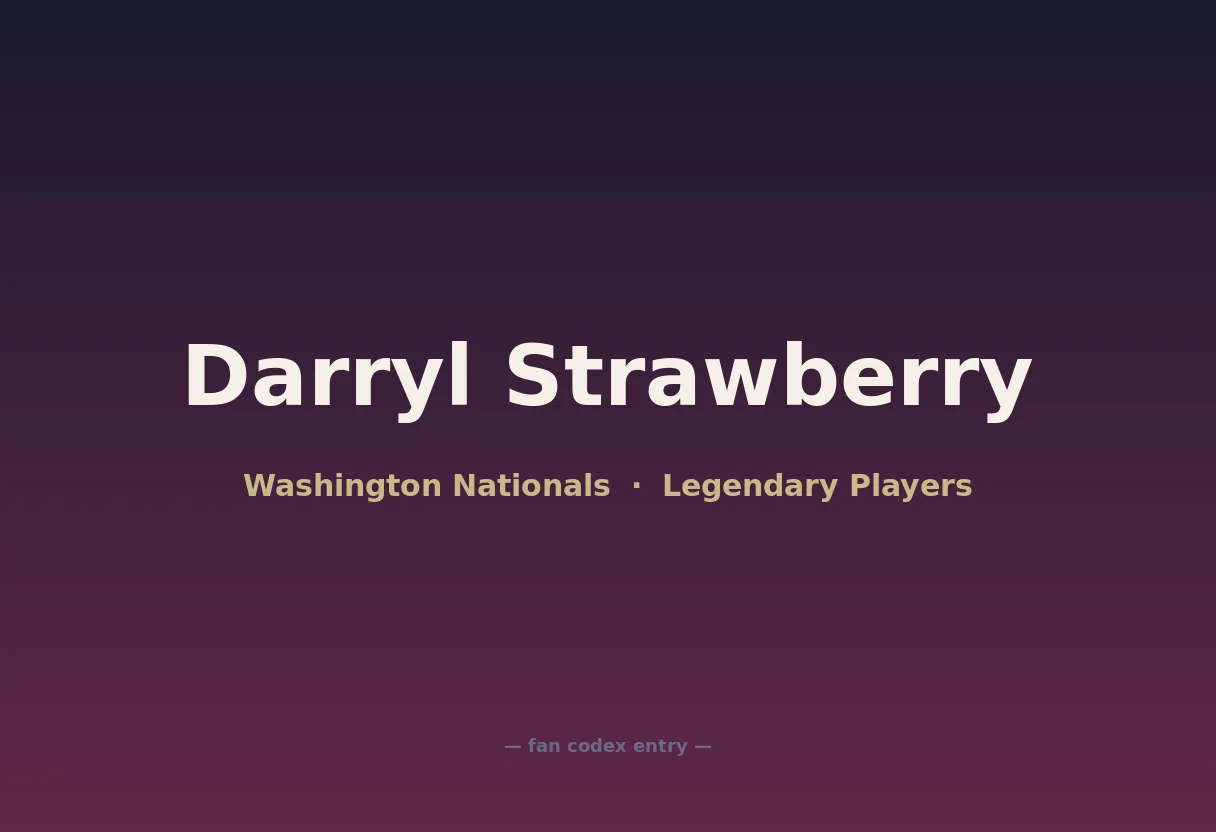 Darryl Strawberry