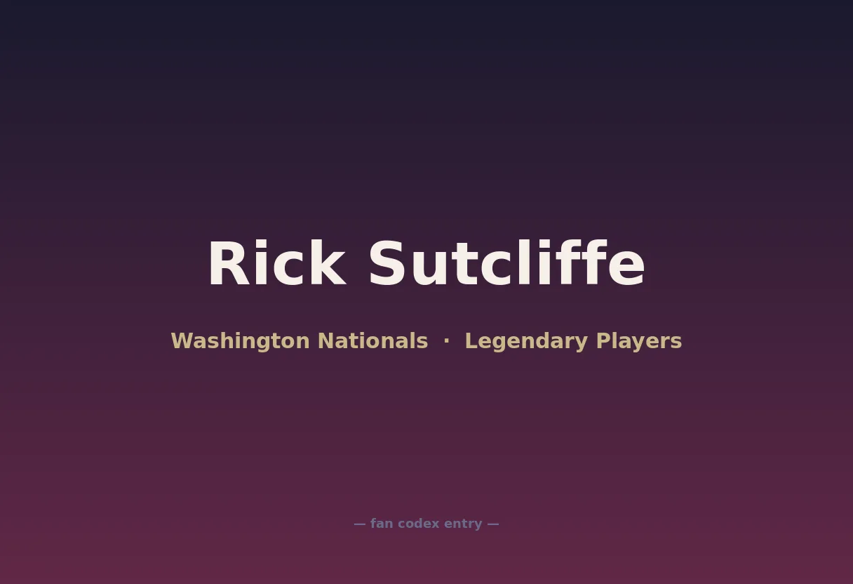 Rick Sutcliffe