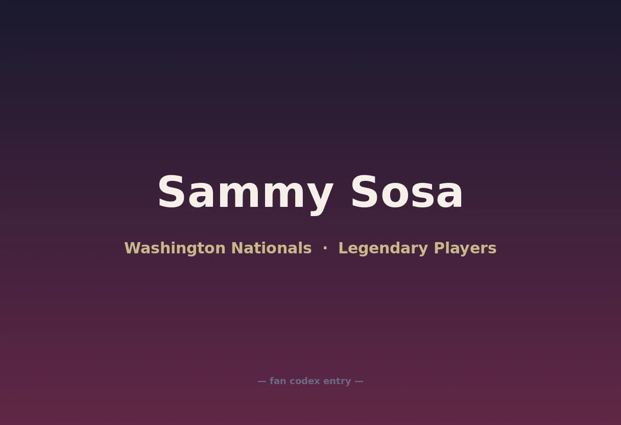Sammy Sosa