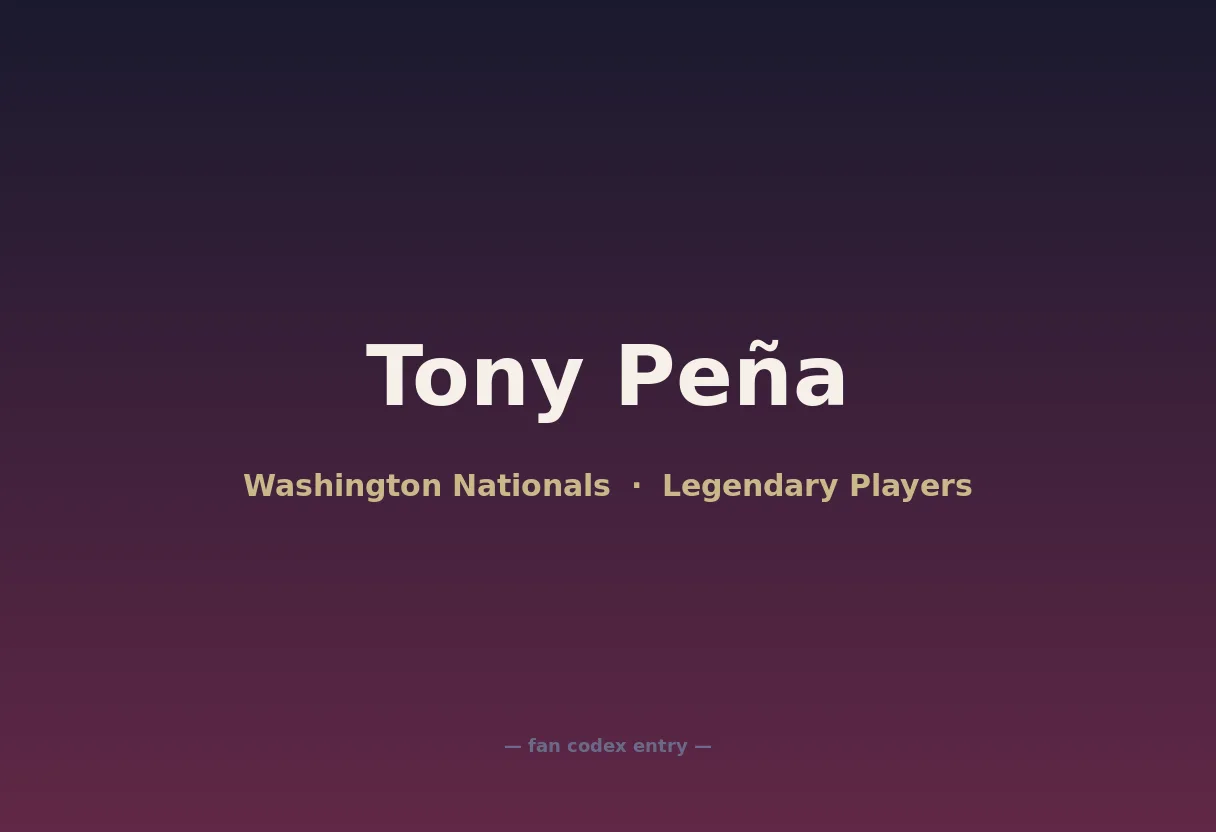 Tony Peña